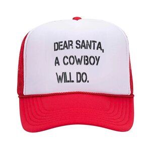 Dear Santa, A Cowboy Will Do Cap